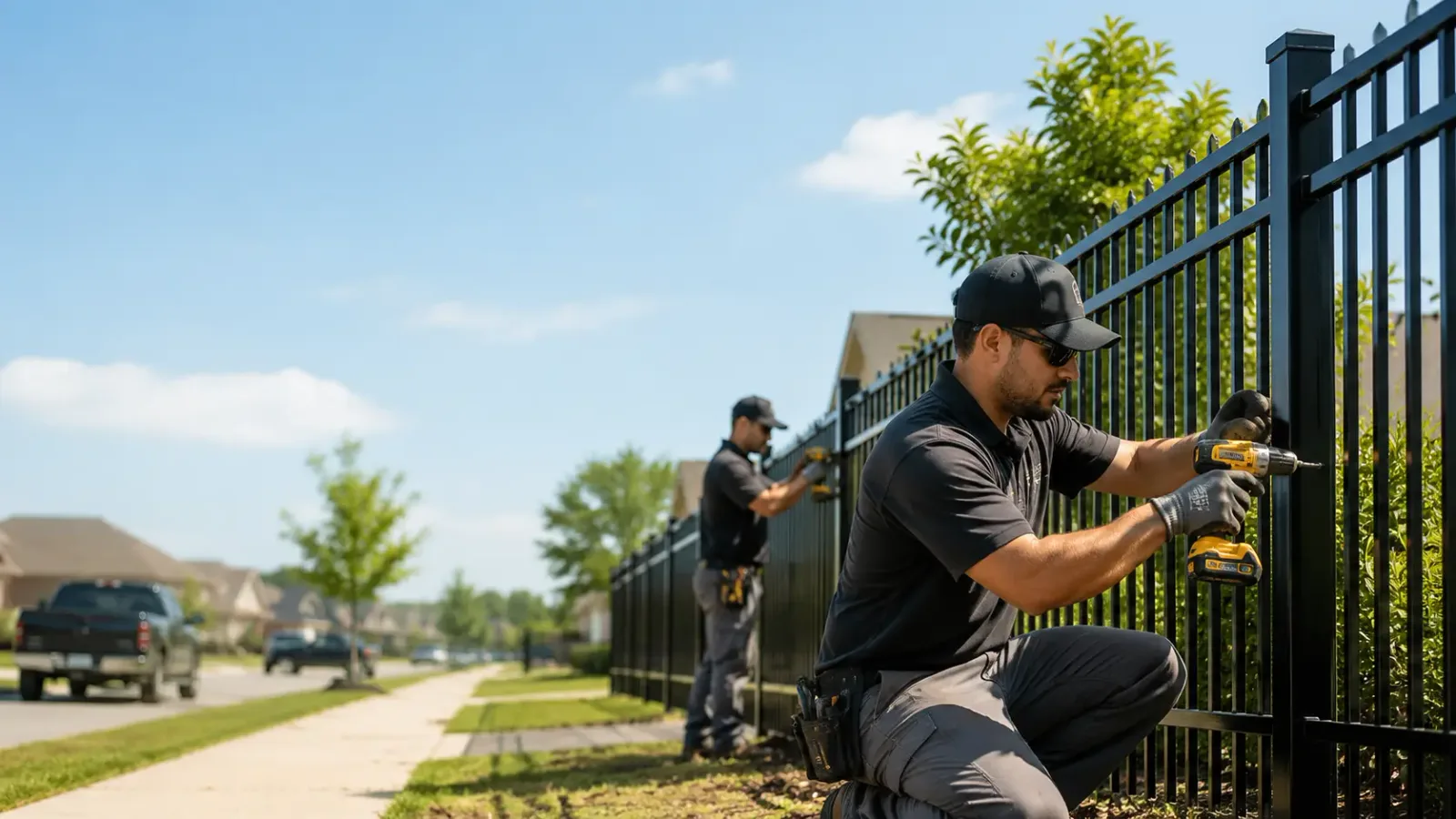 Metal Fence Installation in Victoria, VA